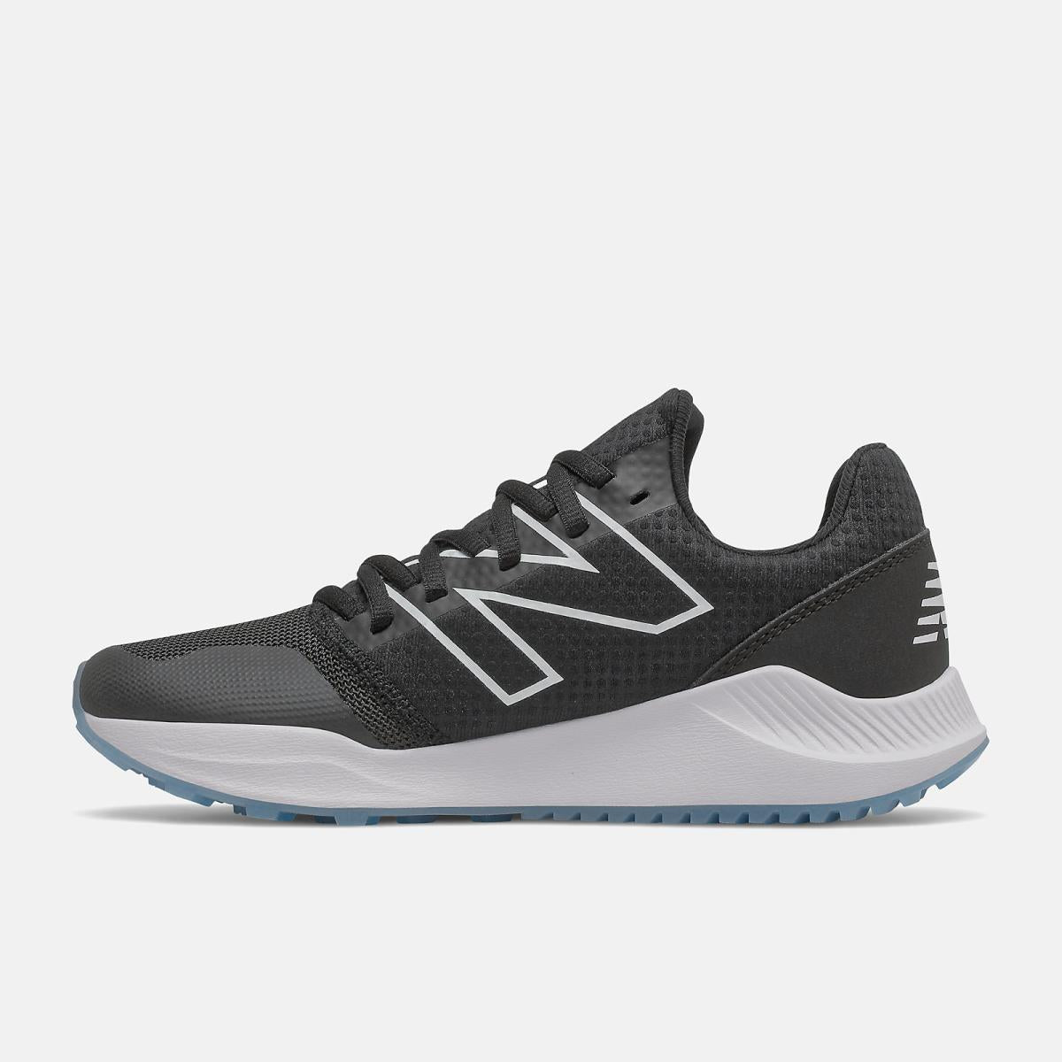 Cleats | Kids New Balance 4040 V6 Youth Turf Trainer Black With White