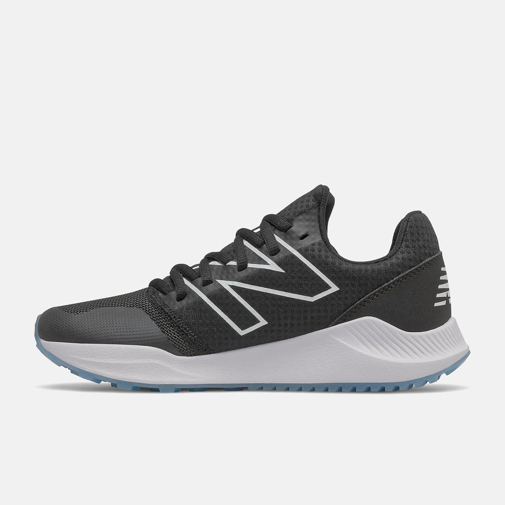 Cleats | Kids New Balance 4040 V6 Youth Turf Trainer Black With White