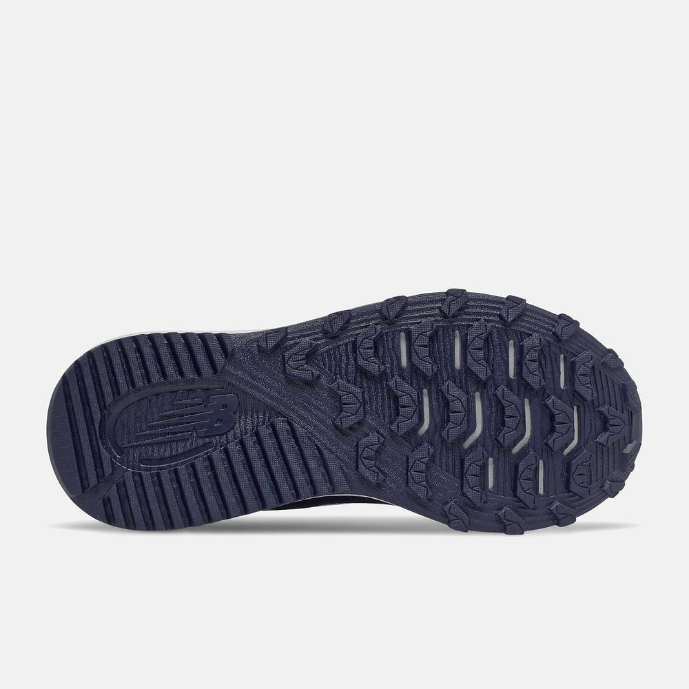 Cleats | Kids New Balance 4040 V6 Youth Turf Trainer Navy With White