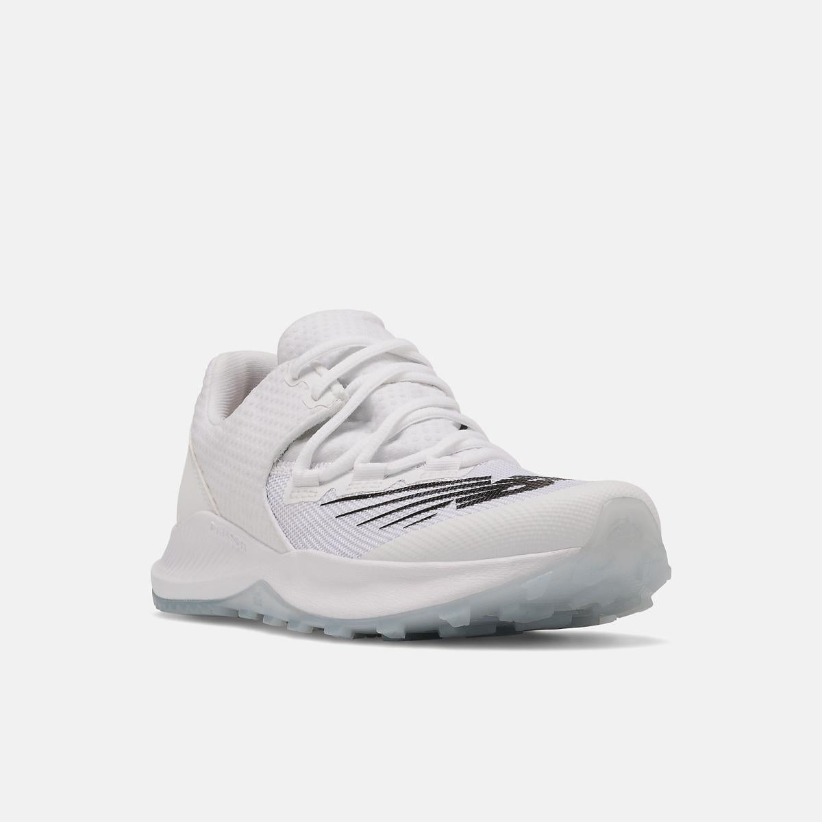 Cleats | Kids New Balance 4040 V6 Youth Turf Trainer White With Black