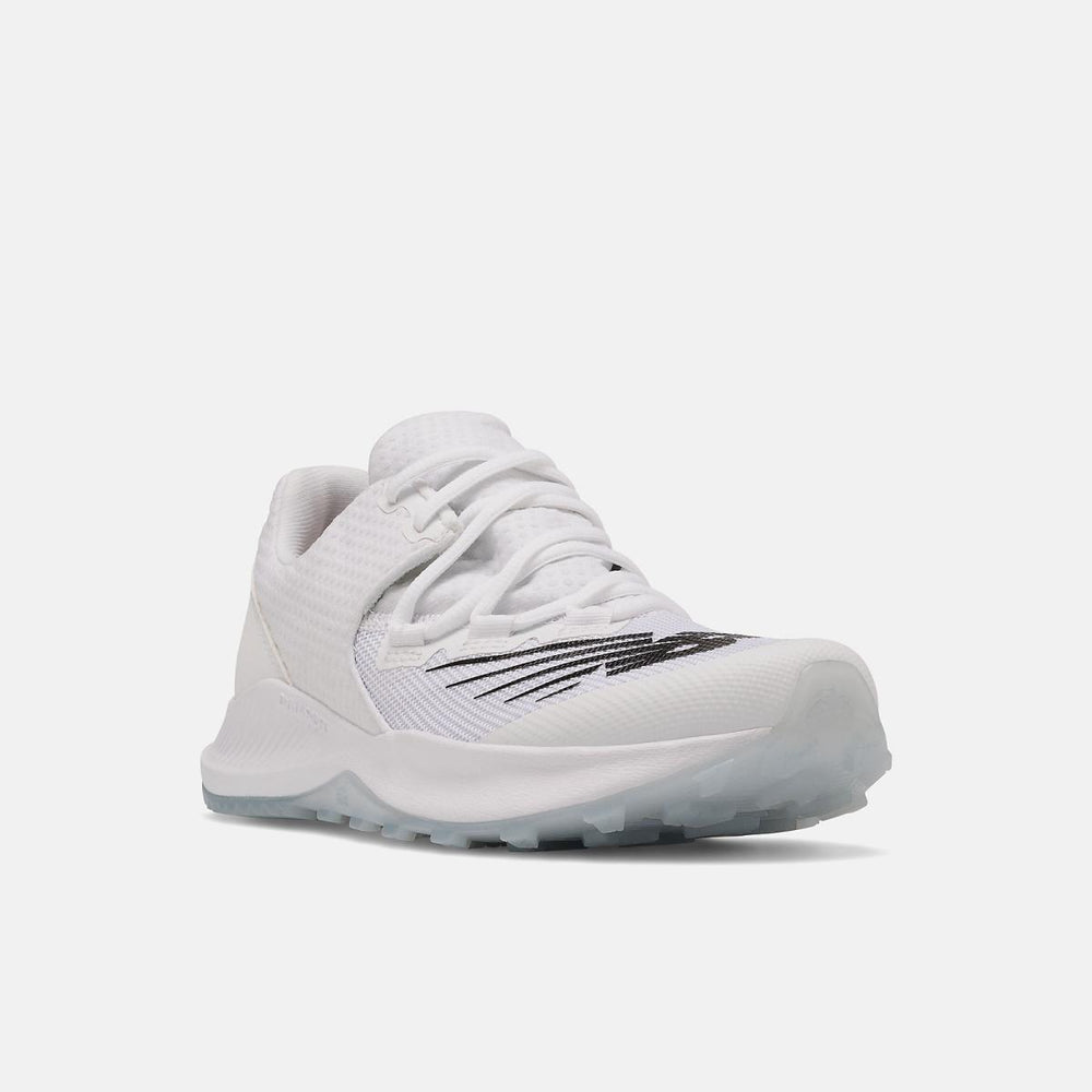 Cleats | Kids New Balance 4040 V6 Youth Turf Trainer White With Black