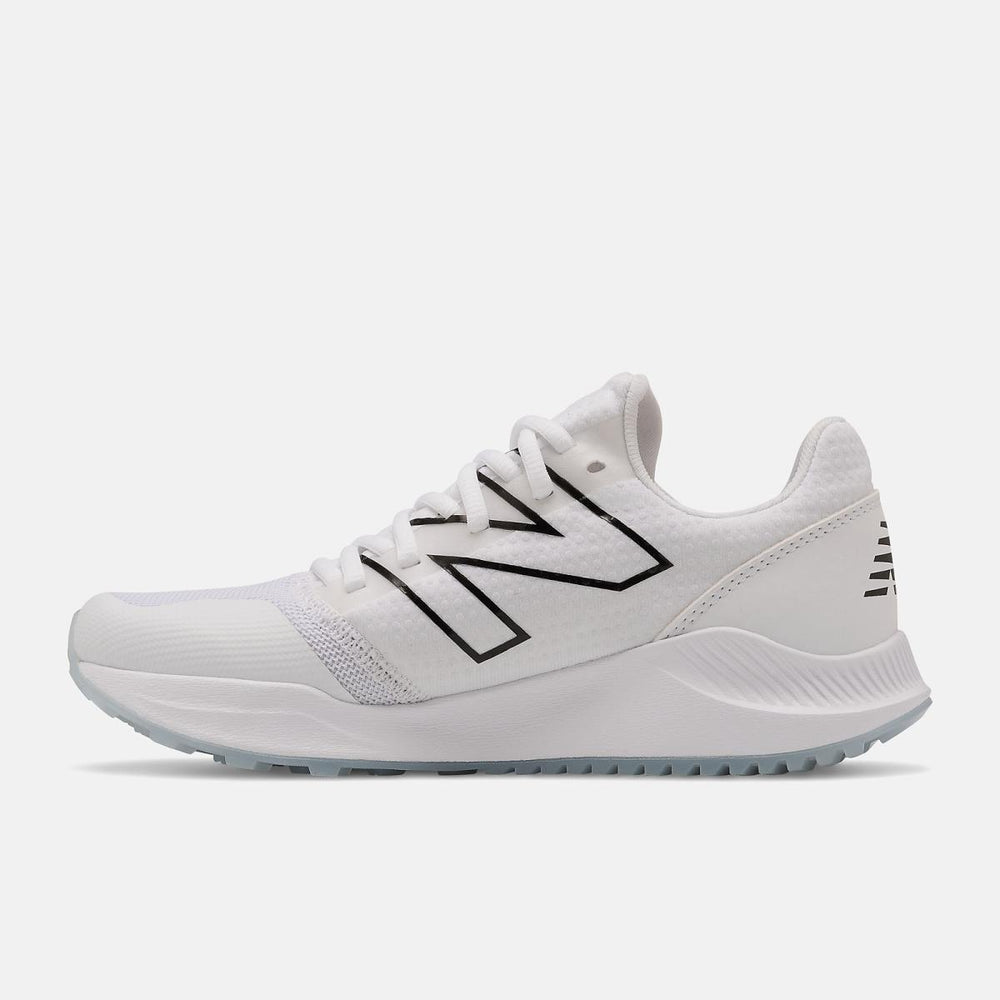 Cleats | Kids New Balance 4040 V6 Youth Turf Trainer White With Black