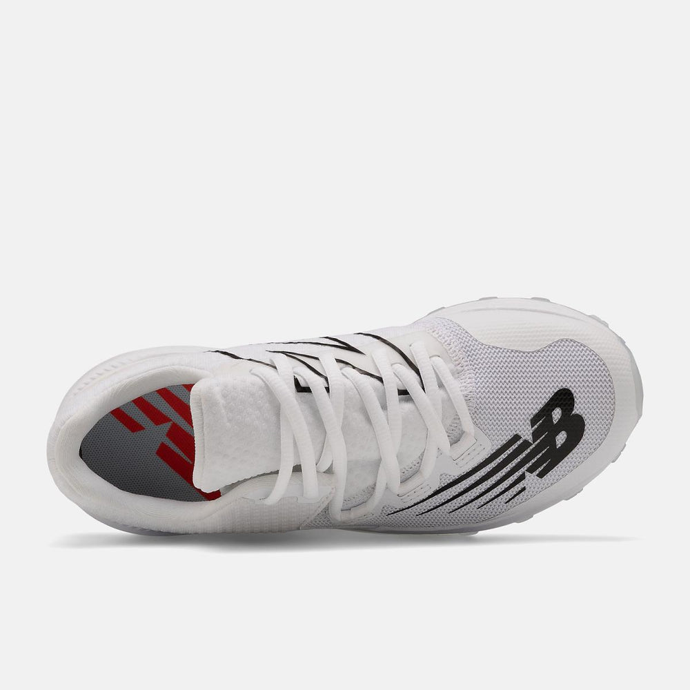 Cleats | Kids New Balance 4040 V6 Youth Turf Trainer White With Black