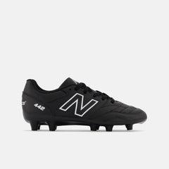 Cleats | Kids New Balance 442 V2 ACADEMY JNR FG Black With White