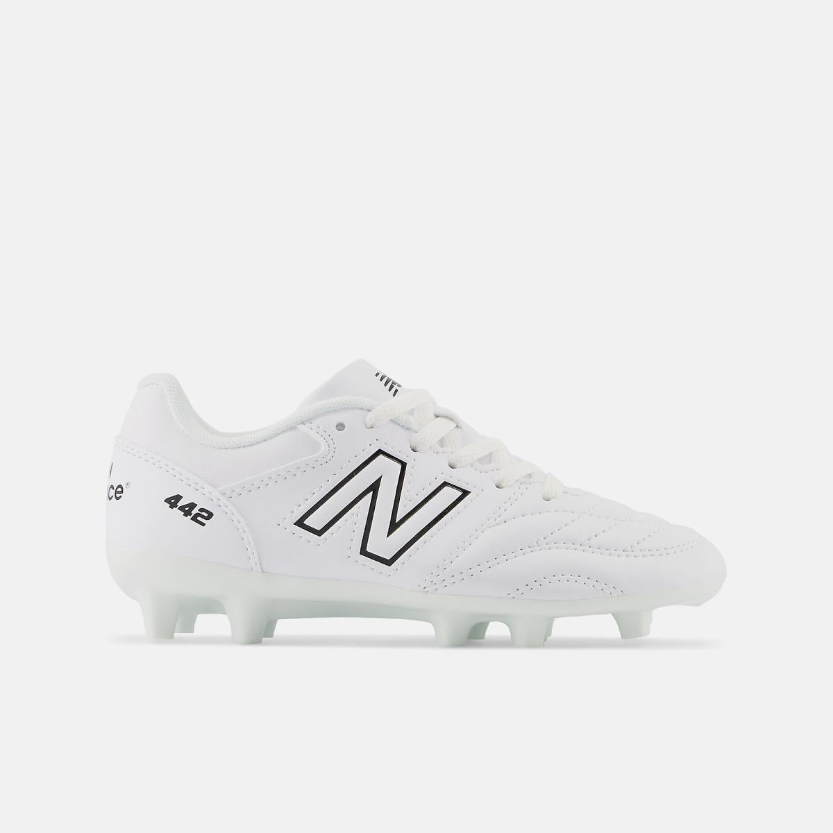 Cleats | Kids New Balance 442 V2 ACADEMY JNR FG White With Black