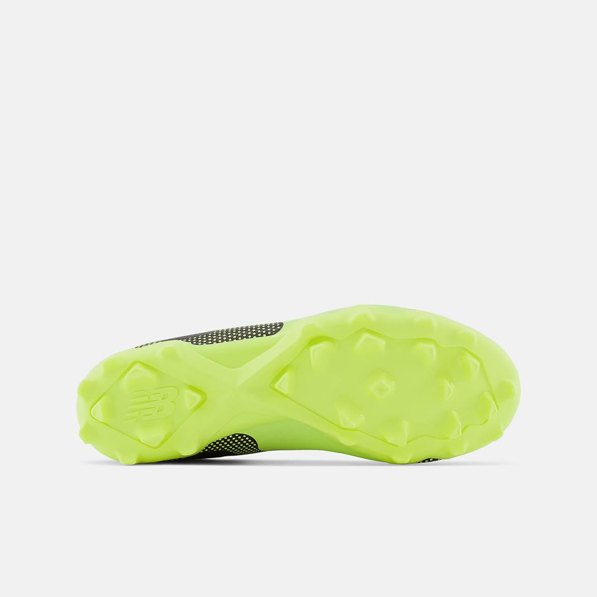 Cleats | Kids New Balance FreezeLX V4 Jr Black With Hi-lite And White