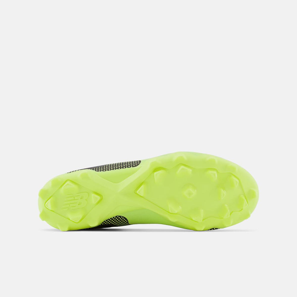 Cleats | Kids New Balance FreezeLX V4 Jr Black With Hi-lite And White