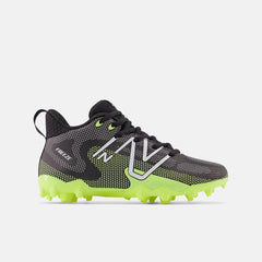 Cleats | Kids New Balance FreezeLX V4 Jr Black With Hi-lite And White