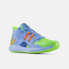 Cleats | Kids New Balance Kid&#039;s Coco CG1 Blue With Green And Orange Rust