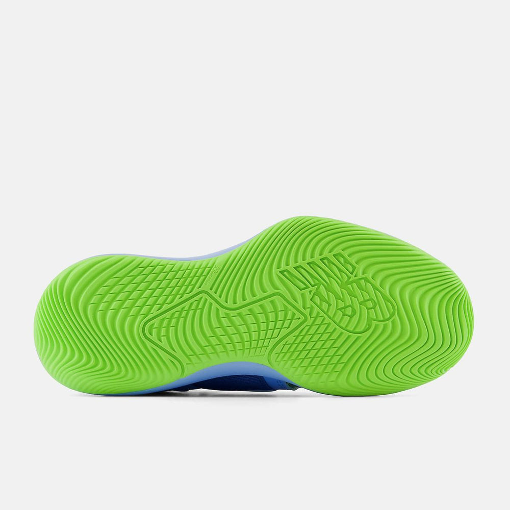 Cleats | Kids New Balance Kid&#039;s Coco CG1 Blue With Green And Orange Rust