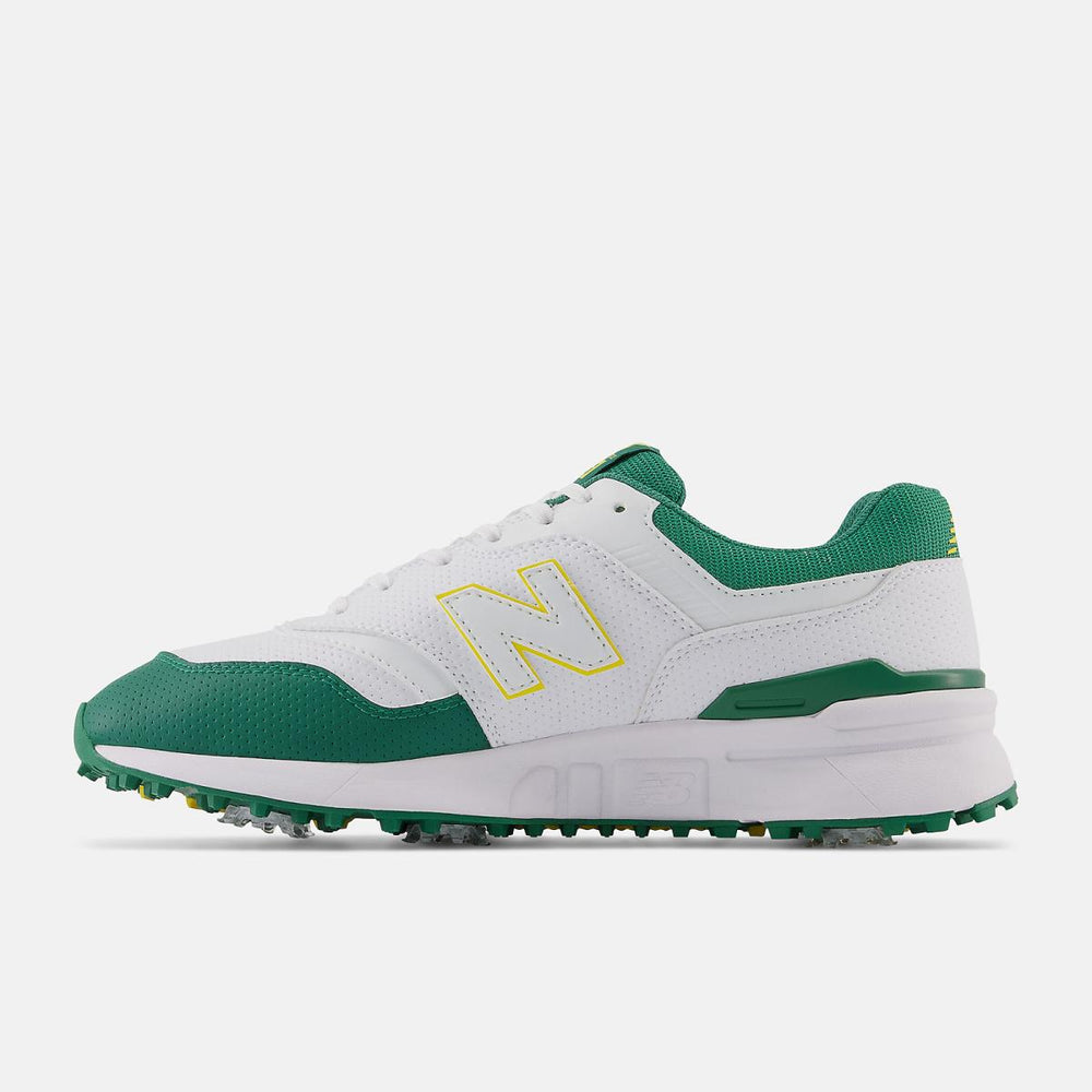 Golf | Men New Balance 997 Golf White With Green