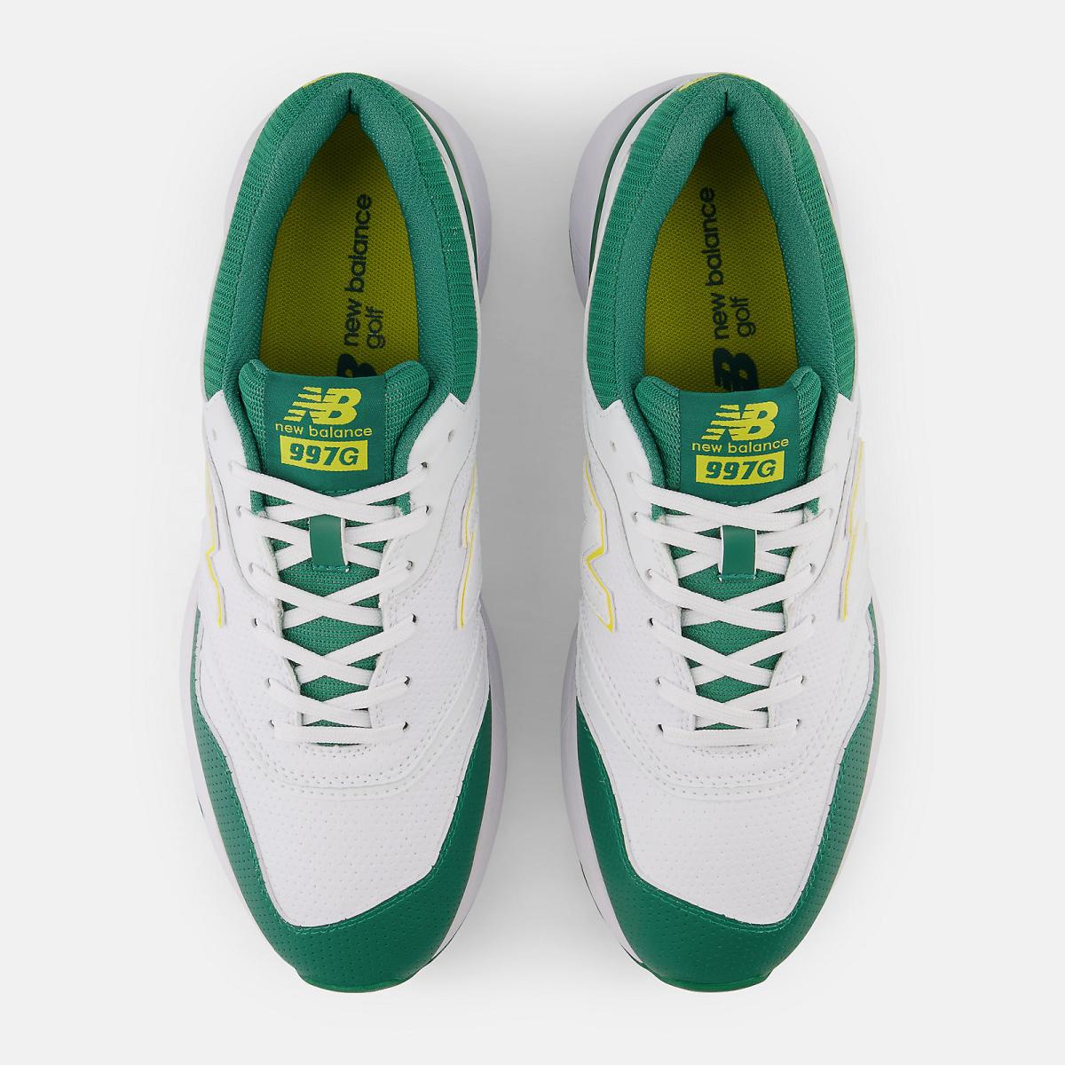Golf | Men New Balance 997 Golf White With Green