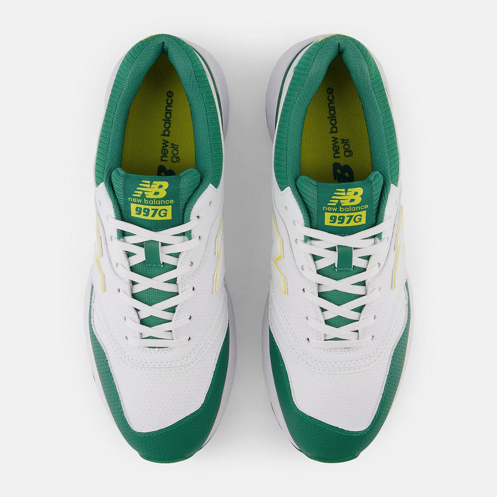 Golf | Men New Balance 997 Golf White With Green