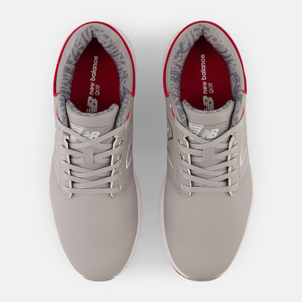 Golf | Men New Balance Brighton Grey With Red