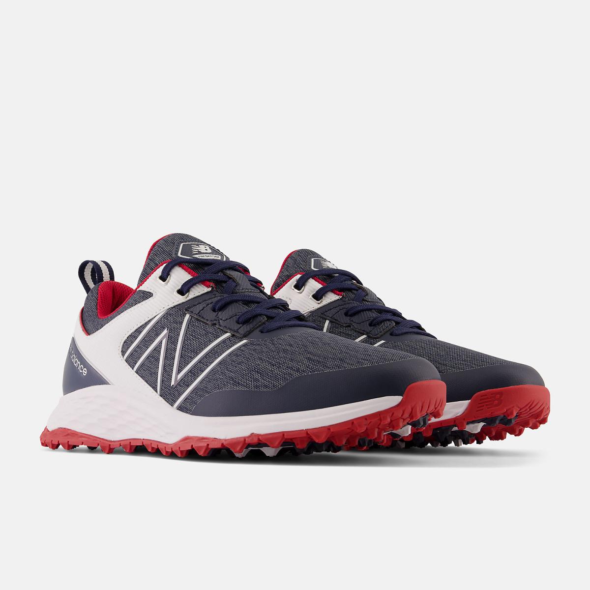 Golf | Men New Balance Fresh Foam Contend Navy With Red