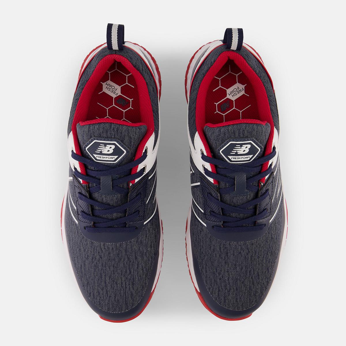 Golf | Men New Balance Fresh Foam Contend Navy With Red