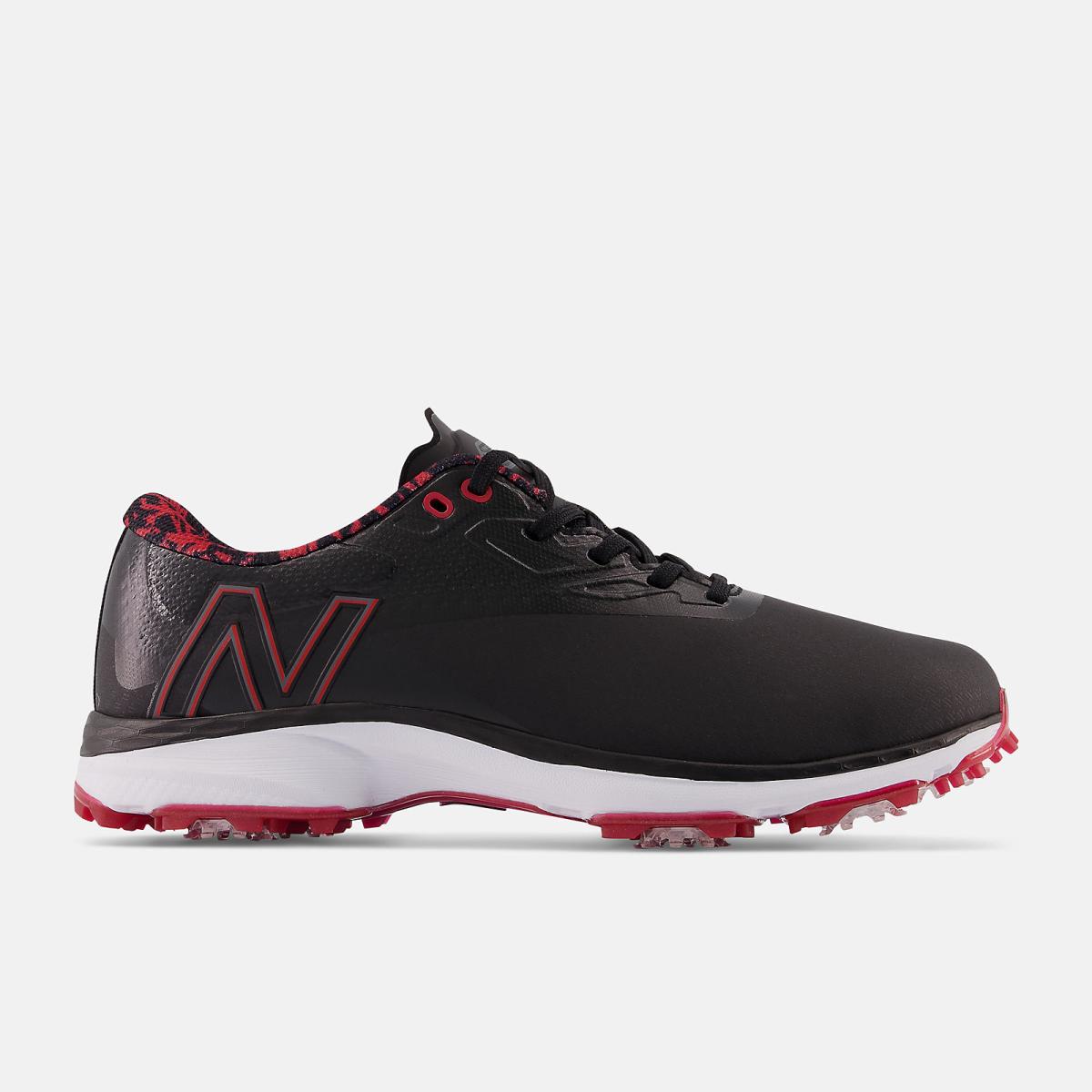Golf | Men New Balance Fresh Foam X Defender Black With Red