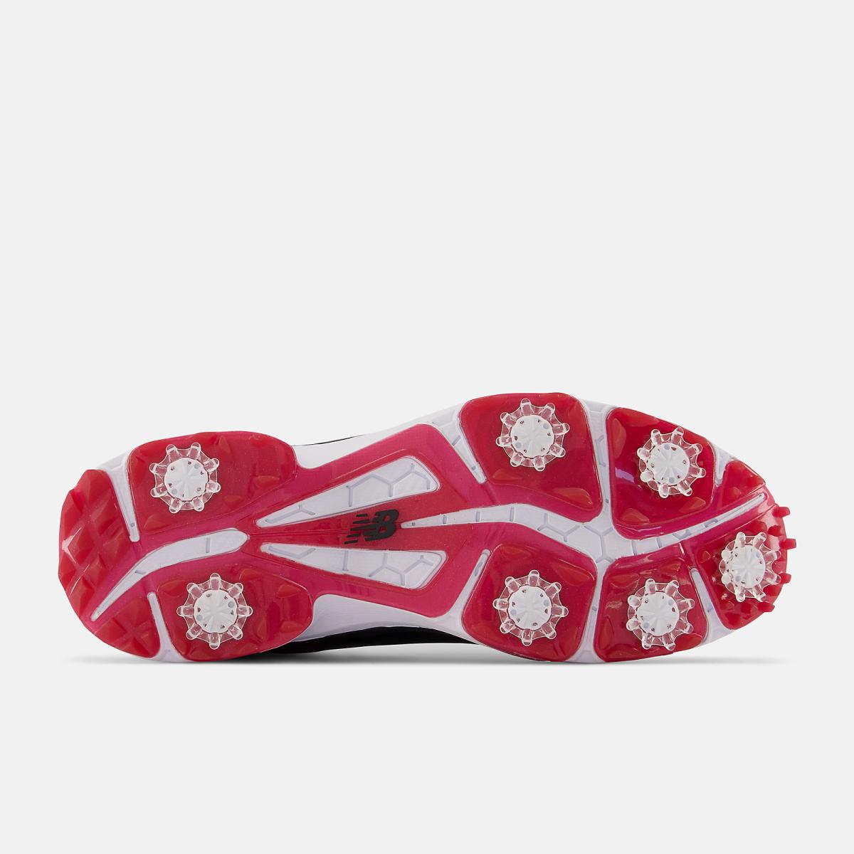 Golf | Men New Balance Fresh Foam X Defender Black With Red