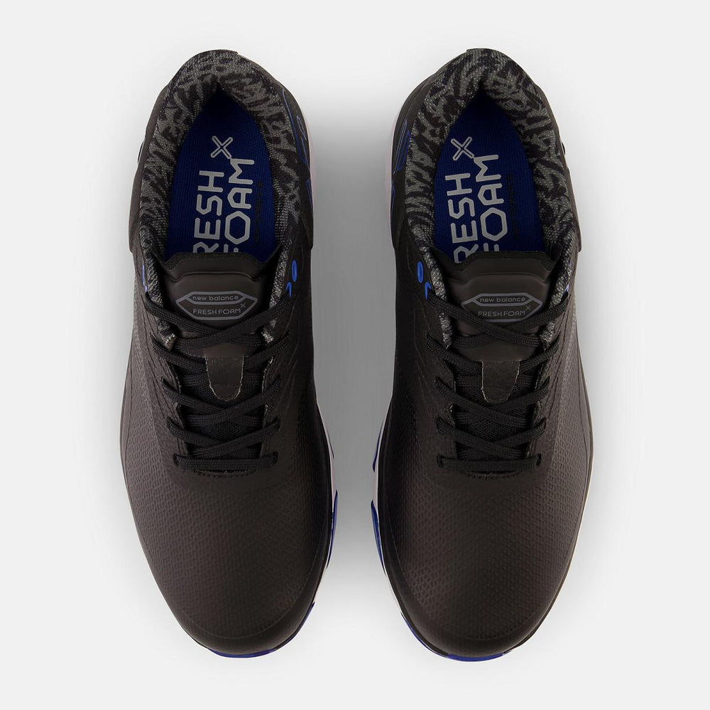 Golf | Men New Balance Fresh Foam X Defender SL Black With Blue