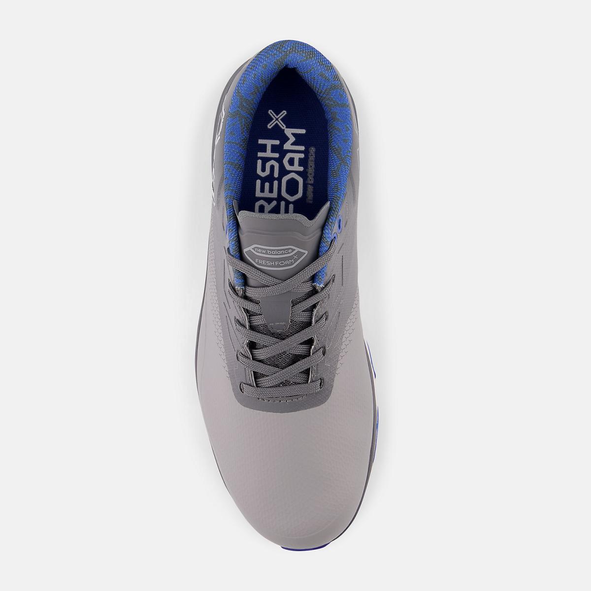 Golf | Men New Balance Fresh Foam X Defender SL Grey With Blue