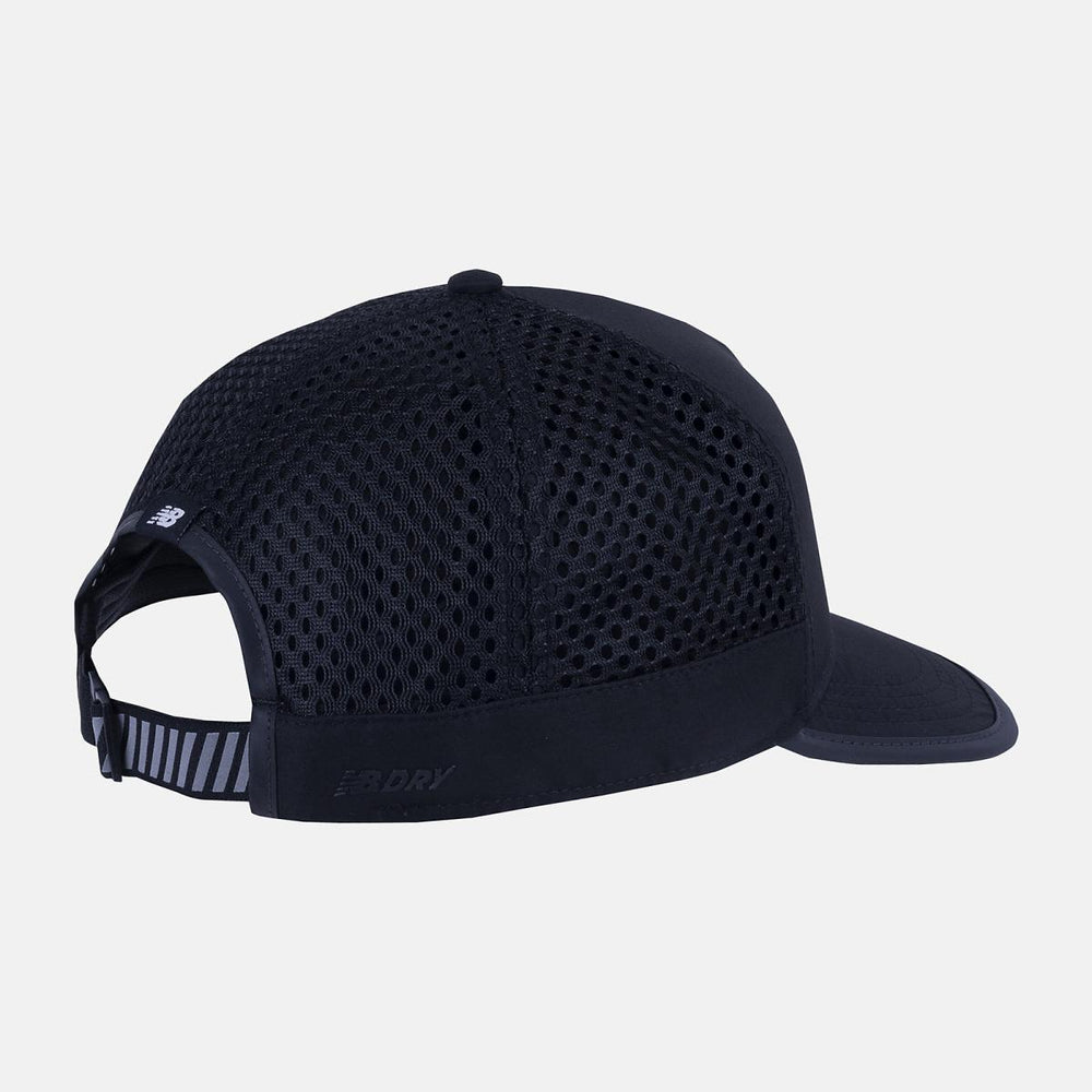 Hats | Men/Women New Balance Speed Run Trucker Black With Gunmetal