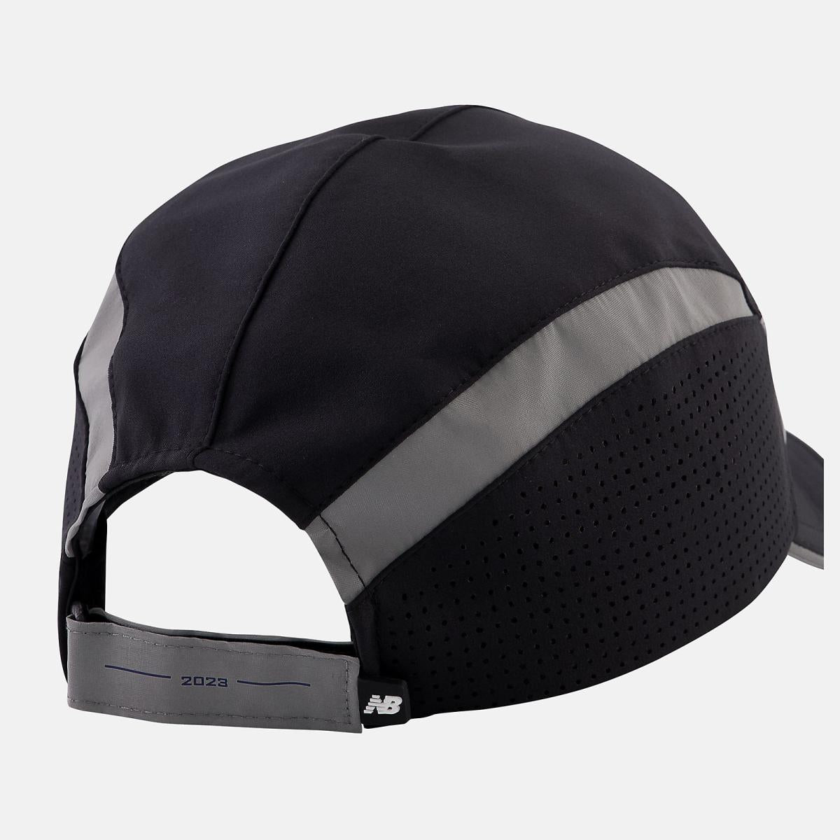 Hats | Men/Women New Balance United Half 5 Panel Laser Run Hat Black