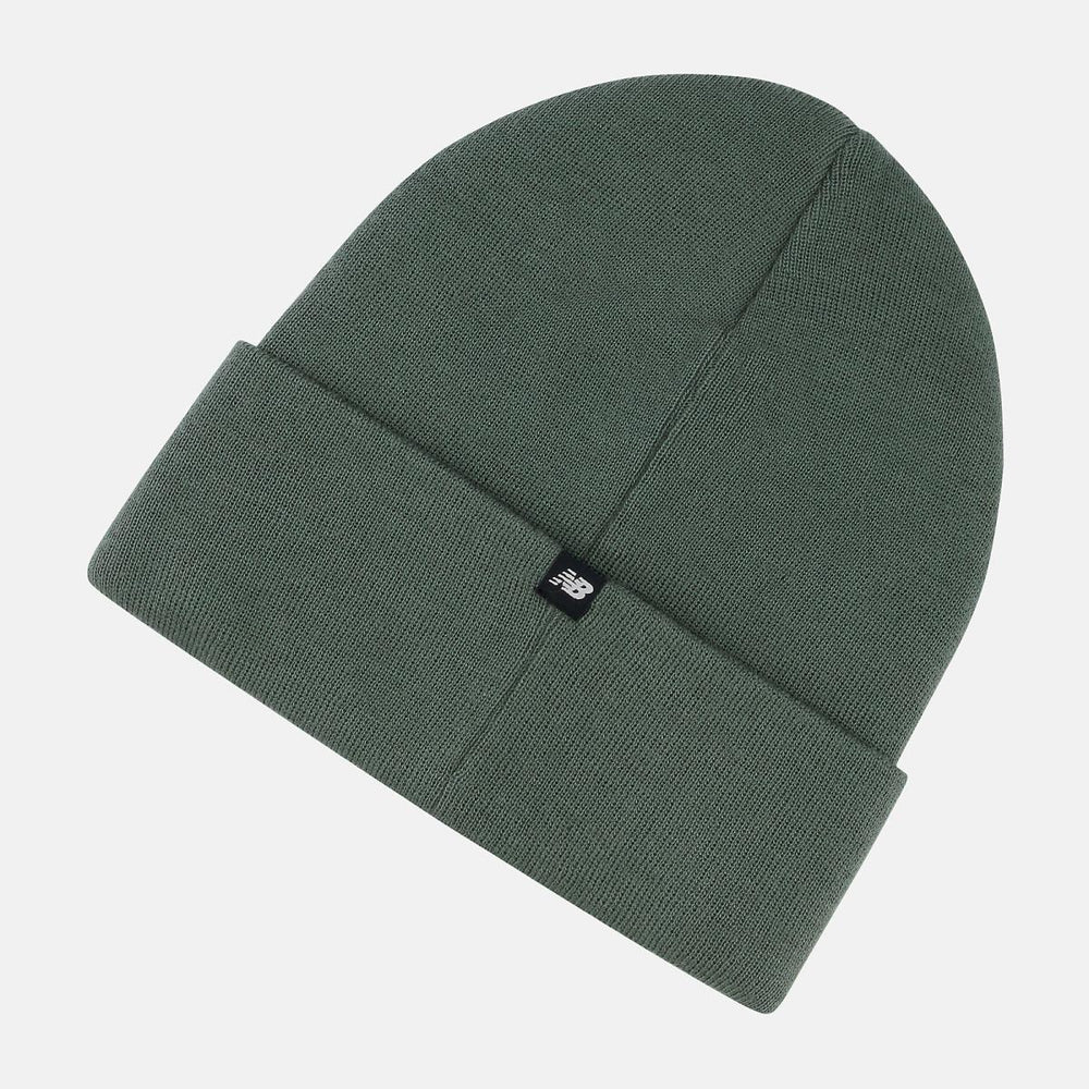 Hats | Men/Women New Balance United Half Knit Beanie Deep Olive Green