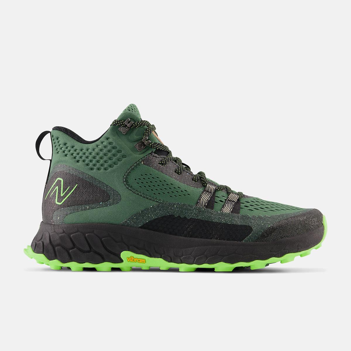 Hiking &amp; Trail | Men New Balance Fresh Foam X Hierro Mid Jade With Pixel Green