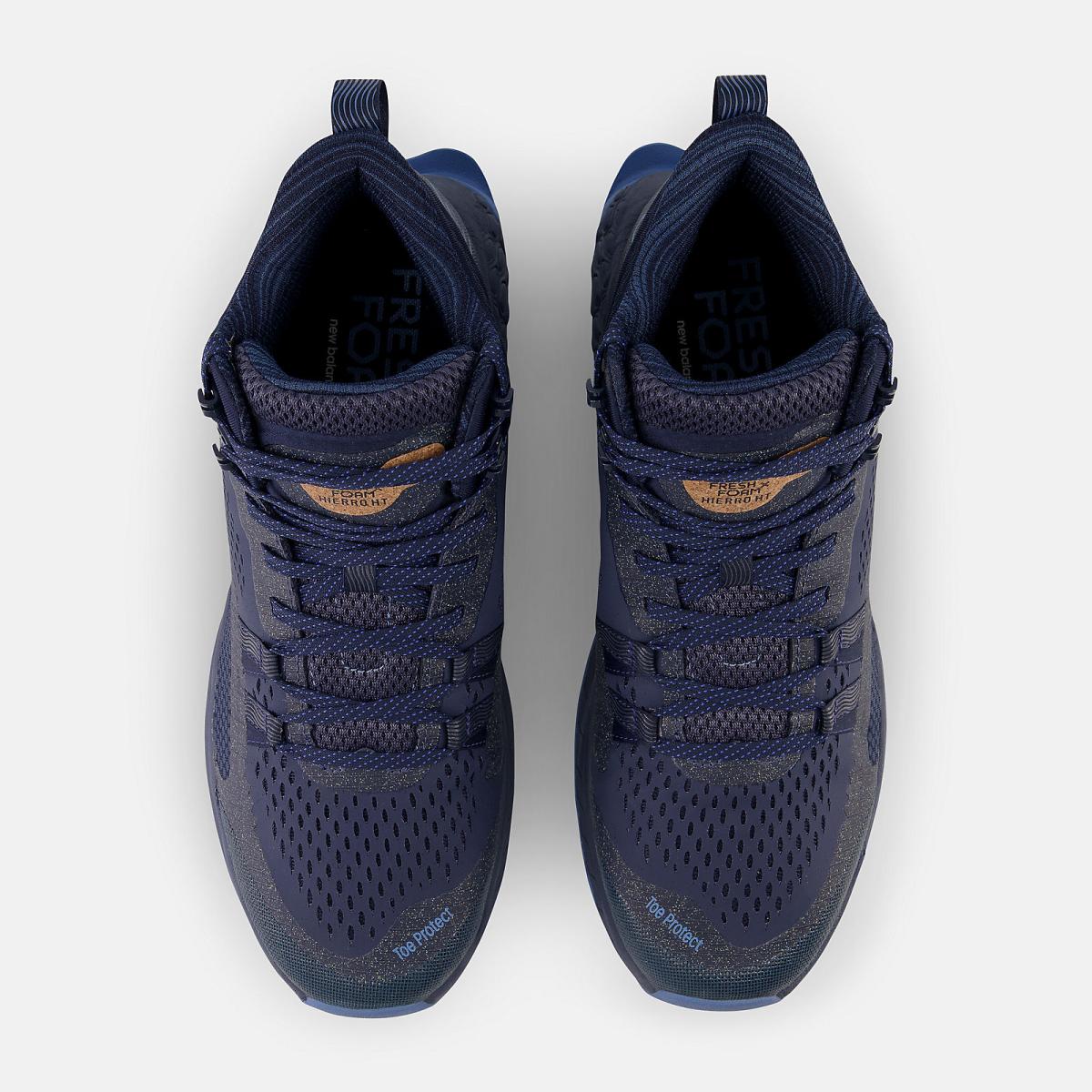 Hiking &amp; Trail | Men New Balance Fresh Foam X Hierro Mid Vintage Indigo With Nb Navy And Heritage Blue