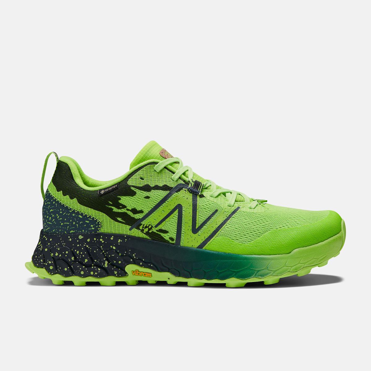 Hiking &amp; Trail | Men New Balance Fresh Foam X Hierro V7 GTX Pixel Green With Natural Indigo