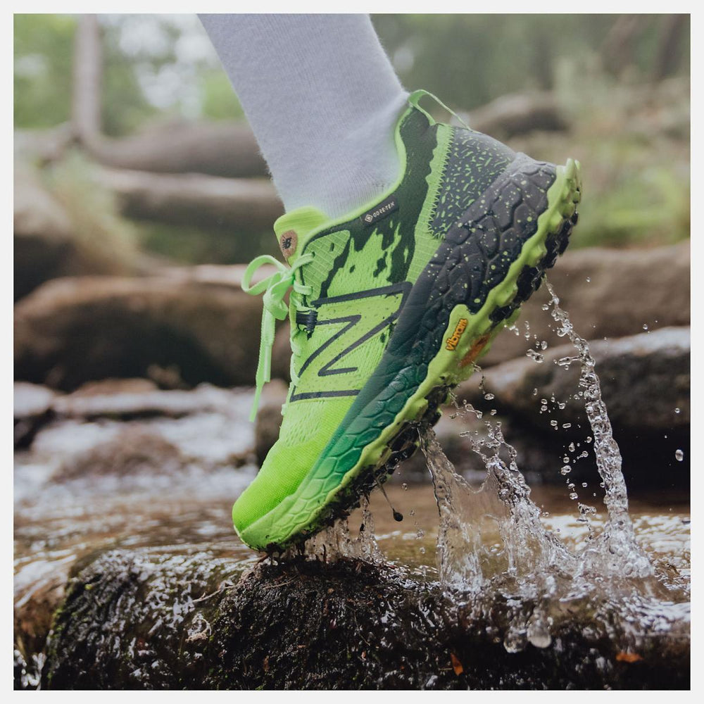Hiking &amp; Trail | Men New Balance Fresh Foam X Hierro V7 GTX Pixel Green With Natural Indigo