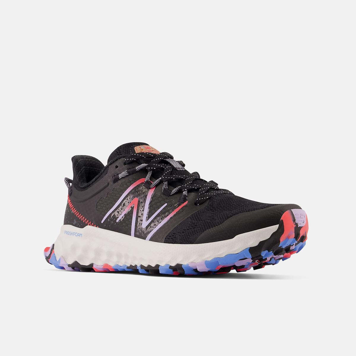 Hiking &amp; Trail | Women New Balance Fresh Foam Garoé Black With Cyber Lilac And Electric Red