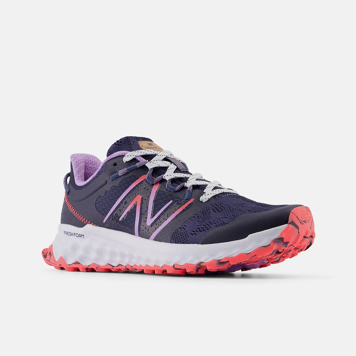Hiking &amp; Trail | Women New Balance Fresh Foam Garoé Natural Indigo With Electric Purple And Electric Red
