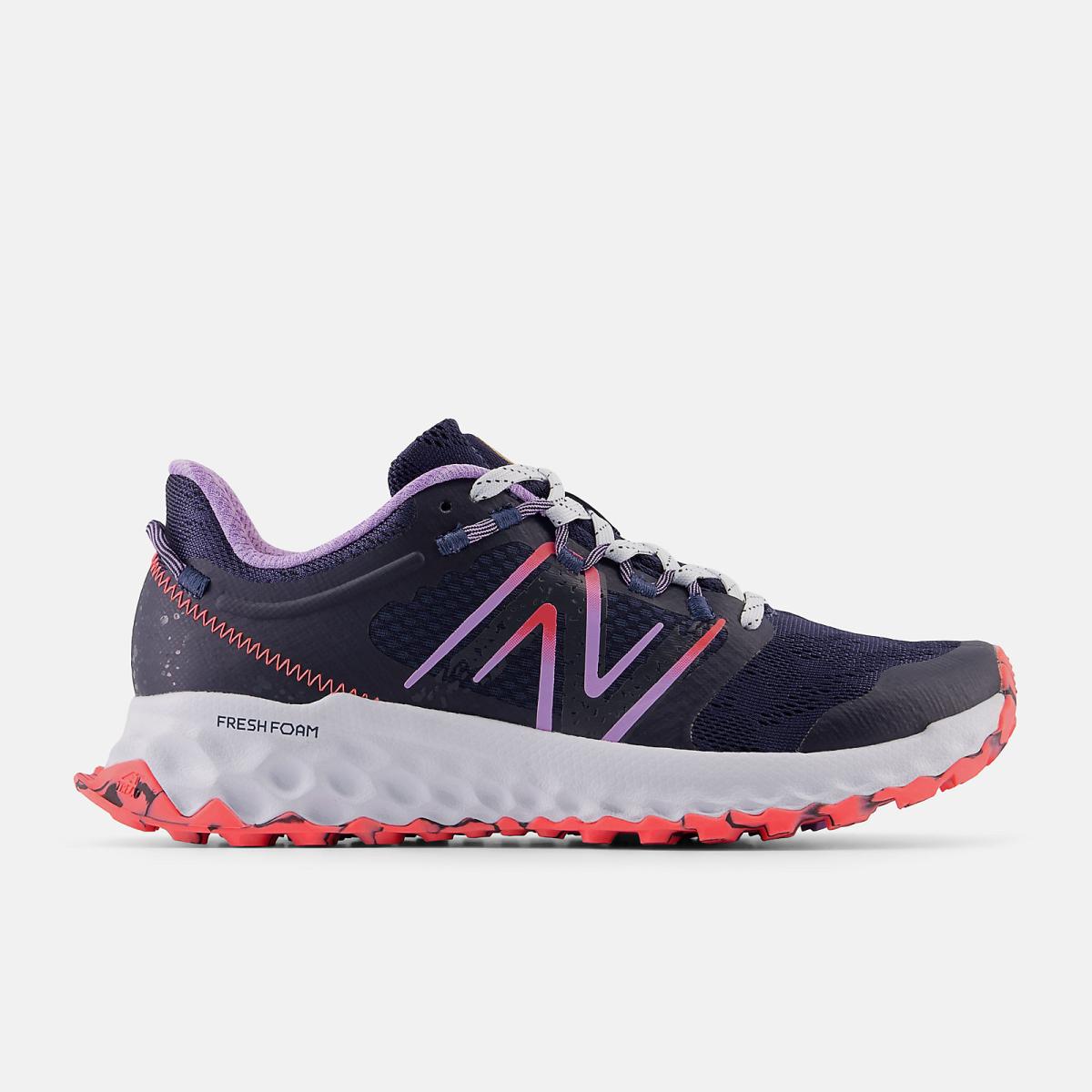 Hiking &amp; Trail | Women New Balance Fresh Foam Garoé Natural Indigo With Electric Purple And Electric Red
