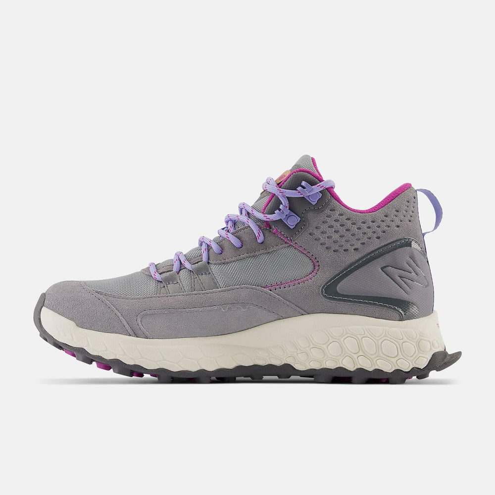 Hiking &amp; Trail | Women New Balance Fresh Foam X Hierro Mid GTX Steel With Castlerock And Magenta