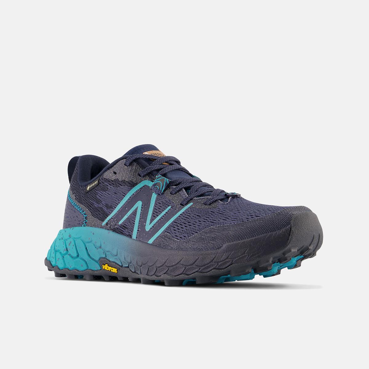 Hiking &amp; Trail | Women New Balance Fresh Foam X Hierro V7 GTX Natural Indigo With Eclipse And Electric Teal