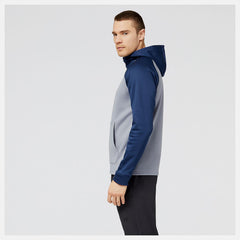 Hoodies &amp; Sweatshirts | Men New Balance Baseball Pull Over Hoodie Natural Indigo
