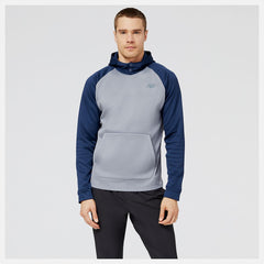 Hoodies &amp; Sweatshirts | Men New Balance Baseball Pull Over Hoodie Natural Indigo