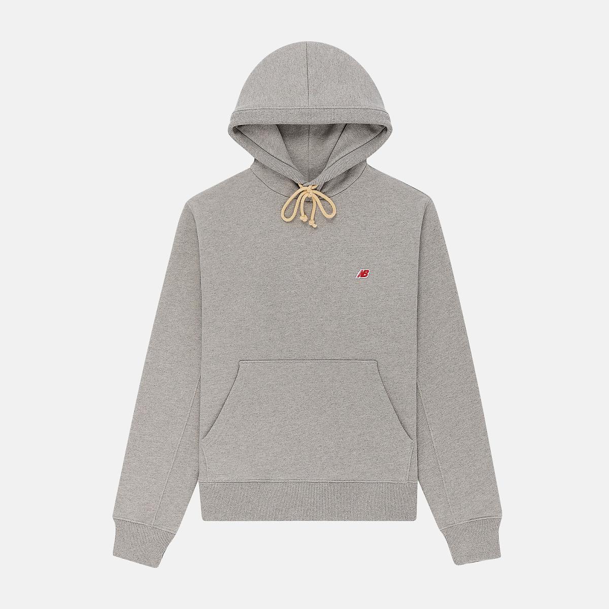 Hoodies &amp; Sweatshirts | Men New Balance MADE In USA Core Hoodie Athletic Grey