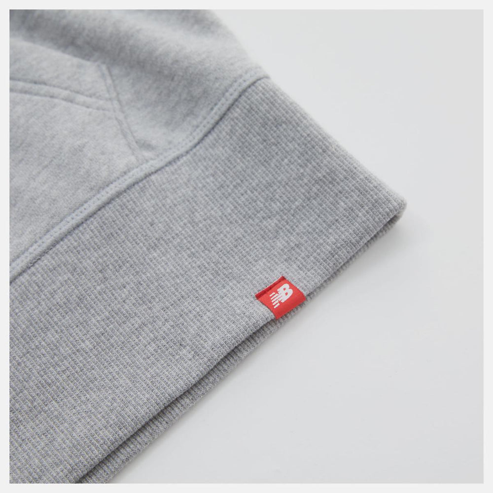 Hoodies &amp; Sweatshirts | Men New Balance NB Essentials Pullover Hoodie Athletic Grey