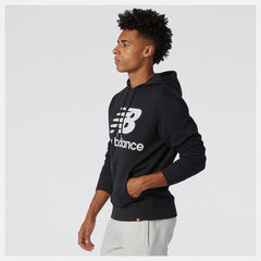 Hoodies &amp; Sweatshirts | Men New Balance NB Essentials Pullover Hoodie Black