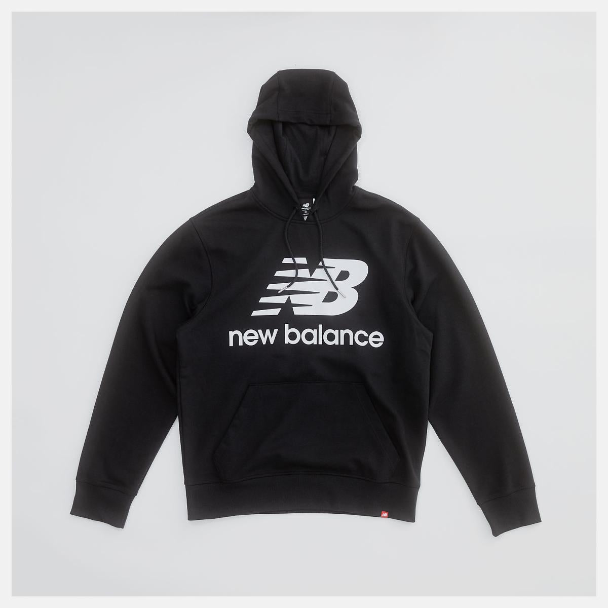 Hoodies &amp; Sweatshirts | Men New Balance NB Essentials Pullover Hoodie Black