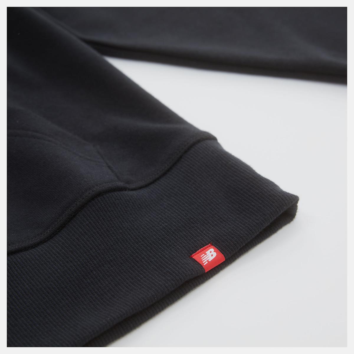 Hoodies &amp; Sweatshirts | Men New Balance NB Essentials Pullover Hoodie Black