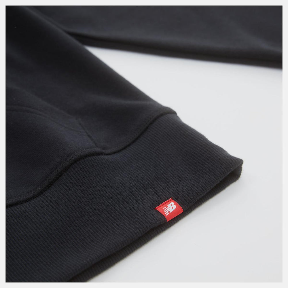 Hoodies &amp; Sweatshirts | Men New Balance NB Essentials Pullover Hoodie Black