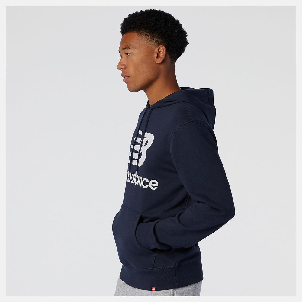 Hoodies &amp; Sweatshirts | Men New Balance NB Essentials Pullover Hoodie Eclipse