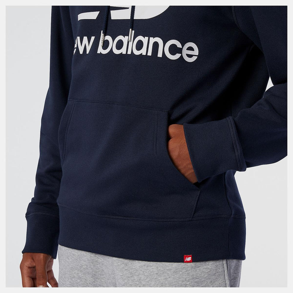 Hoodies &amp; Sweatshirts | Men New Balance NB Essentials Pullover Hoodie Eclipse