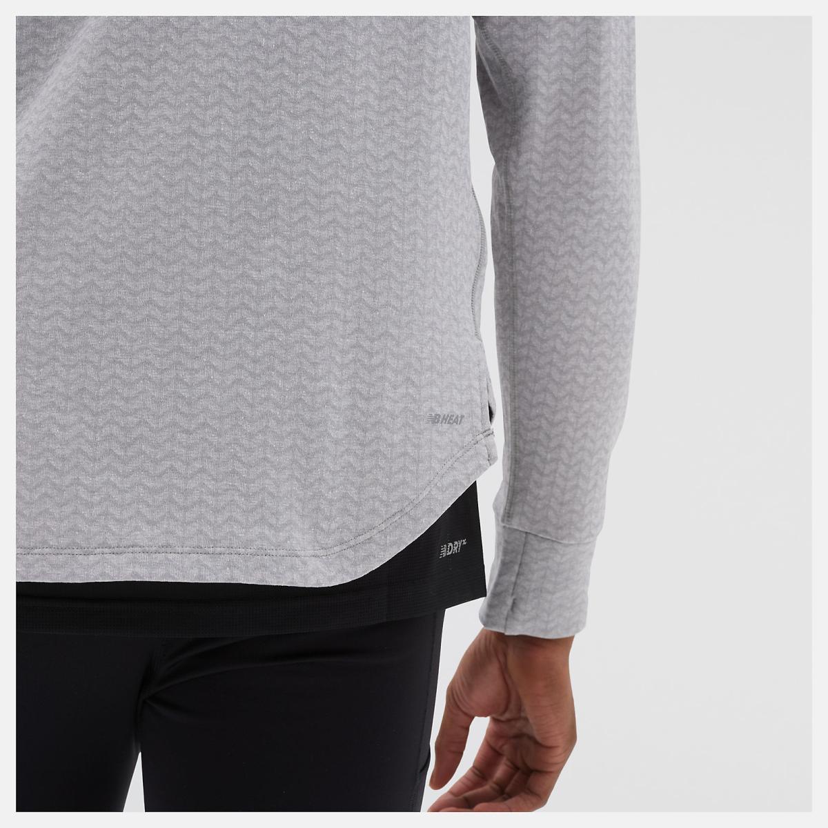 Hoodies &amp; Sweatshirts | Men New Balance NB Heat Grid Half Zip Athletic Grey
