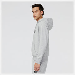 Hoodies &amp; Sweatshirts | Men New Balance NB Hoops Fundamentals Hoodie Athletic Grey