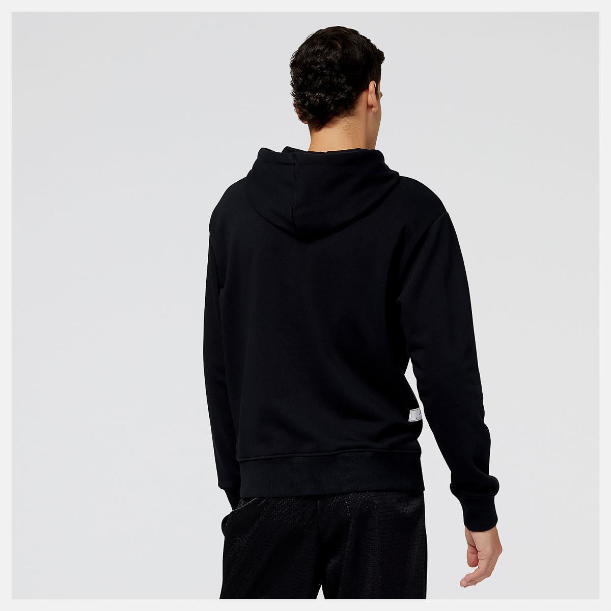Hoodies &amp; Sweatshirts | Men New Balance NB Hoops Fundamentals Hoodie Black