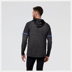 Hoodies &amp; Sweatshirts | Men New Balance United Airlines NYC Half Q Speed Shift Hoodie Black